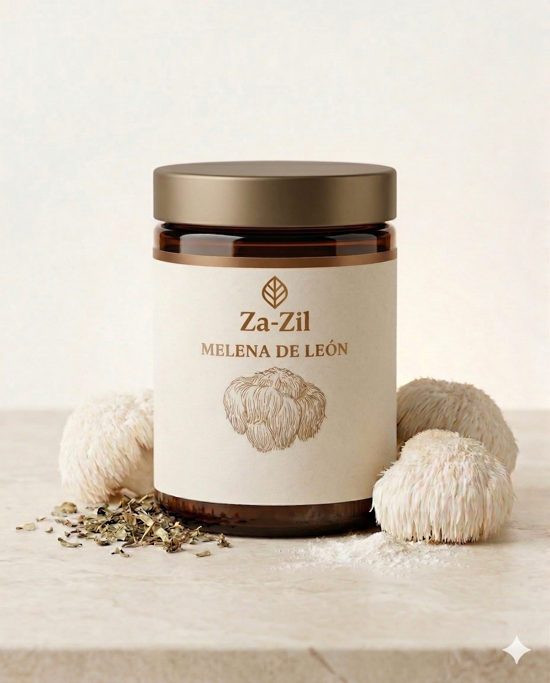 Melena de León Za-Zil — Extracto en polvo 50g y 100g